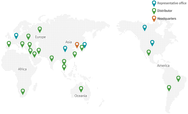 Global Network map